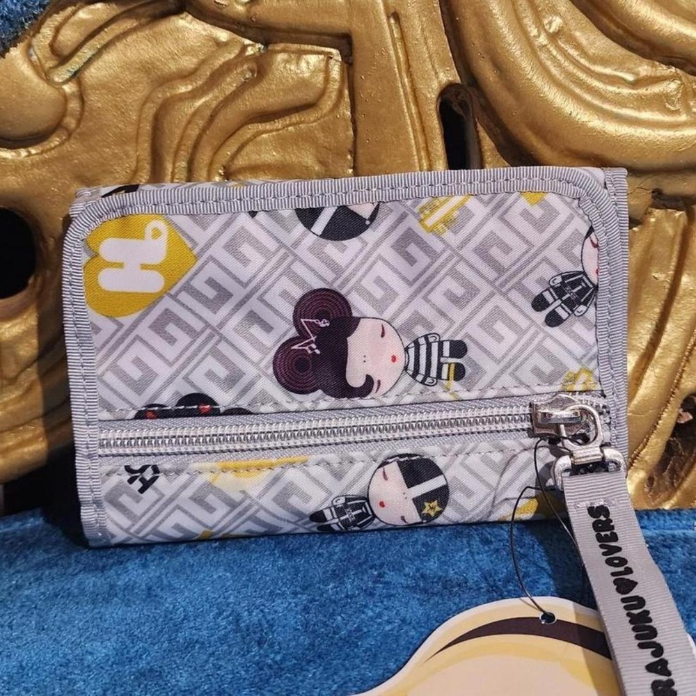 Vintage Gray Harajuku Lovers Wallet